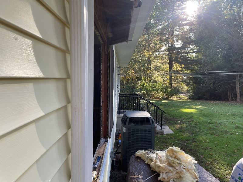 Andersen 400 series bay window installation